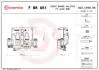 FBR061 Автозапчастина BREMBO підбір по vin на Brocar