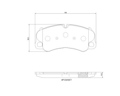 P65054 Автозапчастина BREMBO підбір по vin на Brocar