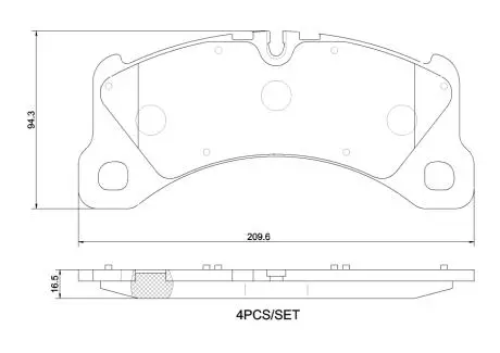 P65047 Автозапчастина BREMBO підбір по vin на Brocar