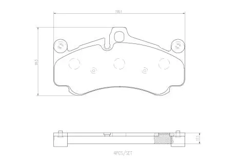 P65034 Автозапчастина BREMBO підбір по vin на Brocar