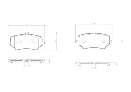 P50176 Автозапчастина BREMBO подбор по vin на Brocar