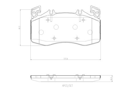 P50163 Автозапчастина BREMBO підбір по vin на Brocar