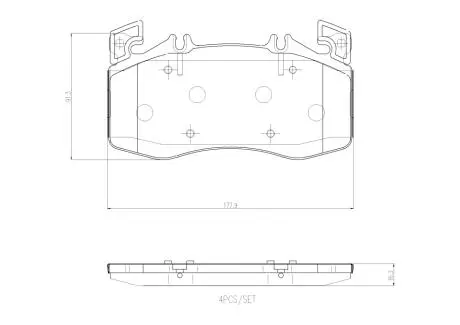 P50163 Автозапчастина BREMBO підбір по vin на Brocar