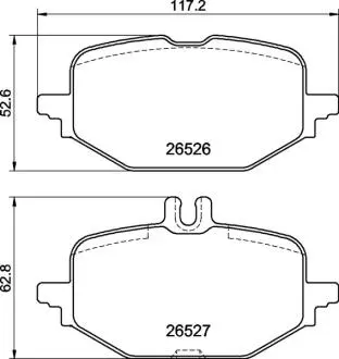 P50172 Автозапчастина BREMBO підбір по vin на Brocar