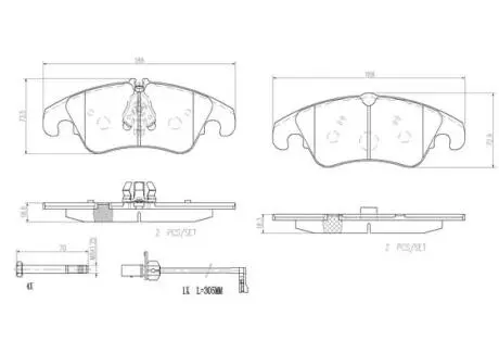 P85098N Автозапчасть BREMBO підбір по vin на Brocar