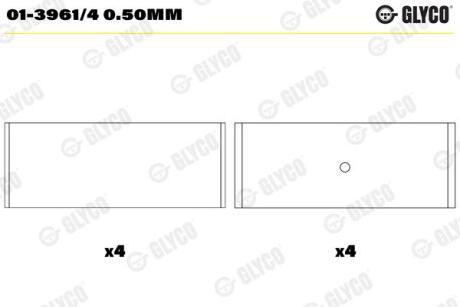 0139614050MM Автозапчастина GLYCO підбір по vin на Brocar