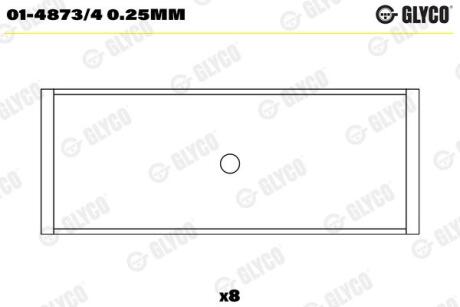 0148734025MM Автозапчастина GLYCO подбор по vin на Brocar