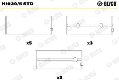 H10295STD Автозапчасть GLYCO подбор по vin на Brocar