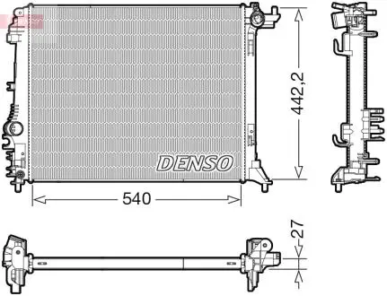 DRM23114 Радіатор DENSO подбор по vin на Brocar