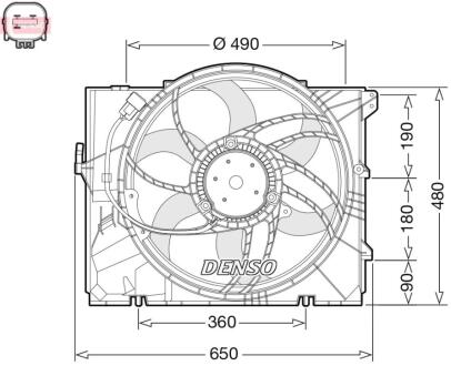 DER05011 Автозапчастина DENSO підбір по vin на Brocar