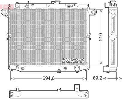 DRM50148 Автозапчастина DENSO подбор по vin на Brocar