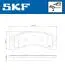 VKBP81081A Комплект гальмівних накладок, дискове гальмо SKF підбір по vin на Brocar