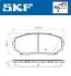 VKBP80612A Комплект гальмівних накладок, дискове гальмо SKF підбір по vin на Brocar