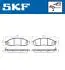 VKBP80339 Комплект гальмівних накладок, дискове гальмо SKF підбір по vin на Brocar