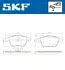 VKBP80168 Комплект гальмівних накладок, дискове гальмо SKF підбір по vin на Brocar