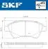 VKBP80163 Комплект гальмівних накладок, дискове гальмо SKF підбір по vin на Brocar