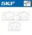 VKBP80161A Комплект гальмівних накладок, дискове гальмо SKF підбір по vin на Brocar