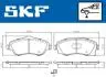 VKBP80062A Комплект гальмівних накладок, дискове гальмо SKF підбір по vin на Brocar