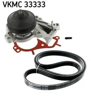 VKMC33333 Водяний насос+ комплект поліклинових ременів SKF підбір по vin на Brocar