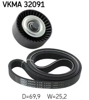 VKMA32091 Автозапчастина SKF підбір по vin на Brocar