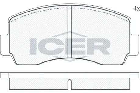180207 Автозапчасть ICER підбір по vin на Brocar