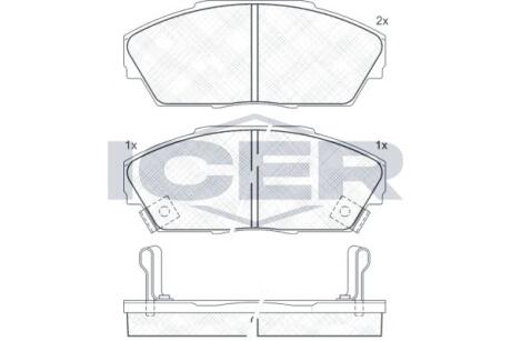 180704 Автозапчасть ICER підбір по vin на Brocar