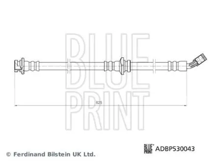 ADBP530043 Автозапчастина BLUE PRINT підбір по vin на Brocar