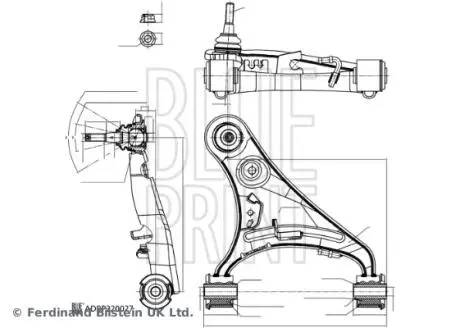ADBP860192 Важіль підвіски, підвіска коліс BLUE PRINT підбір по vin на Brocar