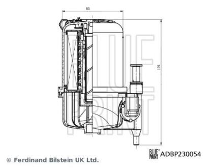 ADBP230054 Автозапчастина BLUE PRINT підбір по vin на Brocar