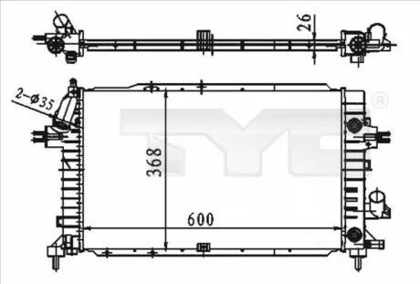 7250046 Автозапчастина TYC підбір по vin на Brocar