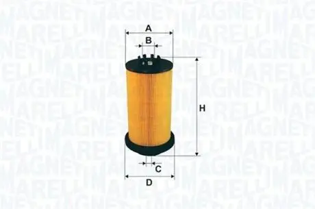 153071762484 Фільтр палива MAGNETI MARELLI підбір по vin на Brocar