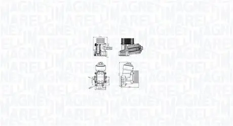 350300003400 Охолоджувач оливи, моторна олива MAGNETI MARELLI підбір по vin на Brocar