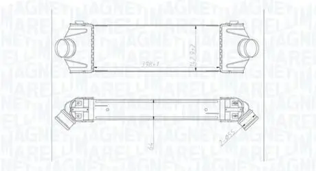 351319204320 Охолоджувач наддувального повітря MAGNETI MARELLI підбір по vin на Brocar