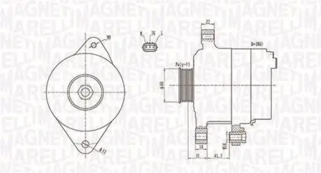 063731892010 Автозапчастина MAGNETI MARELLI підбір по vin на Brocar