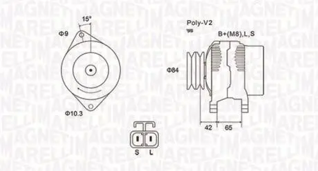 063731530010 Автозапчастина MAGNETI MARELLI підбір по vin на Brocar