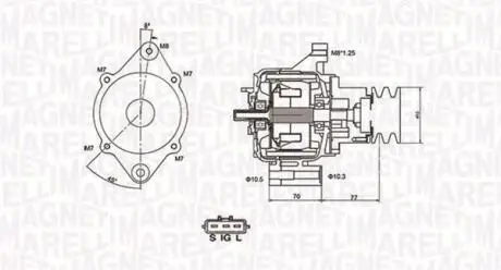 063731367010 Автозапчастина MAGNETI MARELLI підбір по vin на Brocar