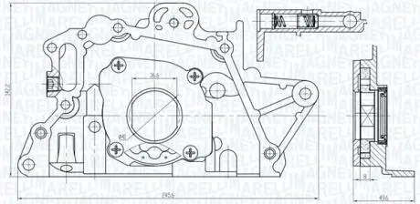 351516000150 Автозапчастина MAGNETI MARELLI підбір по vin на Brocar