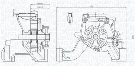 351516000081 Оливний насос MAGNETI MARELLI подбор по vin на Brocar