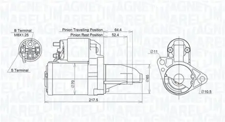 063721452010 Автозапчастина MAGNETI MARELLI підбір по vin на Brocar