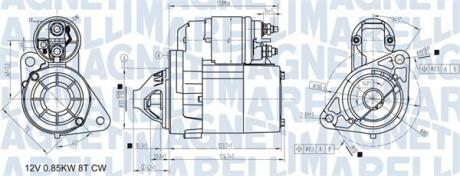 063721307010 Автозапчастина MAGNETI MARELLI підбір по vin на Brocar