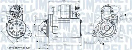 063721307010 Автозапчастина MAGNETI MARELLI підбір по vin на Brocar