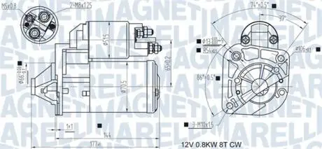 063721442010 Автозапчастина MAGNETI MARELLI підбір по vin на Brocar