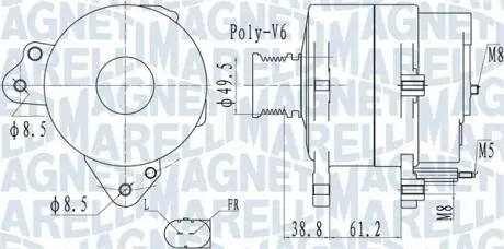 063732137010 Автозапчастина MAGNETI MARELLI подбор по vin на Brocar