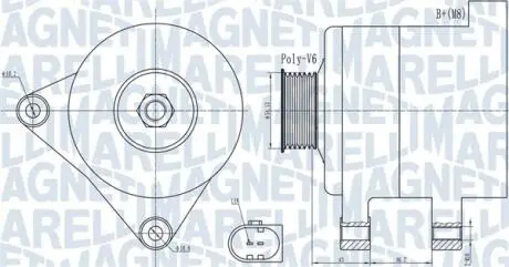 063732000010 Автозапчастина MAGNETI MARELLI підбір по vin на Brocar