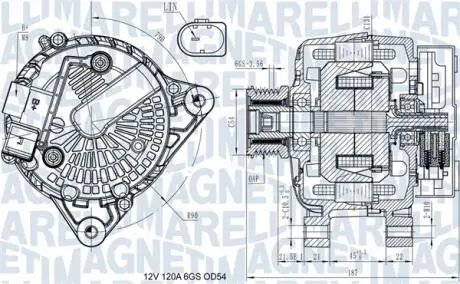 063731545910 Автозапчастина MAGNETI MARELLI підбір по vin на Brocar