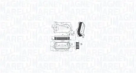 350300003000 Охолоджувач оливи, моторна олива MAGNETI MARELLI підбір по vin на Brocar