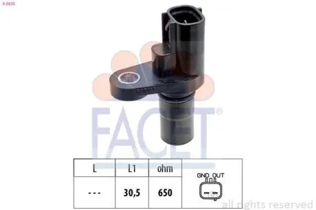 90635 Автозапчастина FACET подбор по vin на Brocar