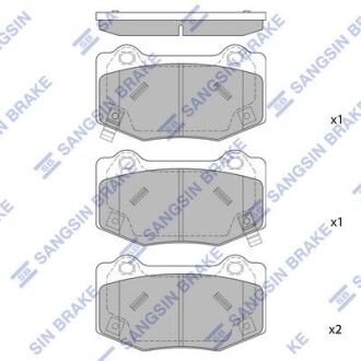 SP4306 Автозапчастина Hi-Q (SANGSIN) підбір по vin на Brocar