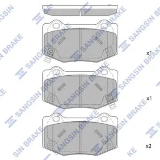 SP4306 Автозапчастина Hi-Q (SANGSIN) підбір по vin на Brocar