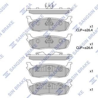 SP1295 Автозапчастина Hi-Q (SANGSIN) підбір по vin на Brocar